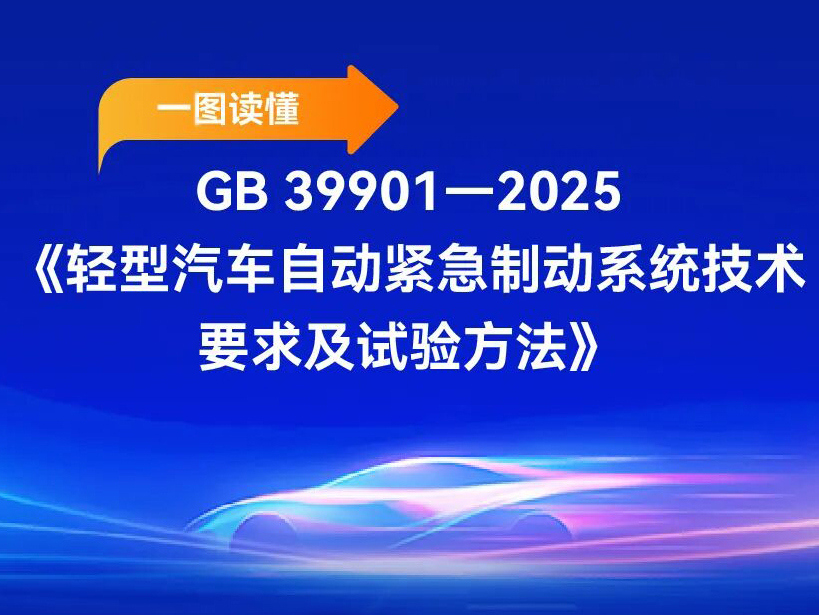 一图读懂！汽车驾驶辅助系统领域首个强制性国家标准发布
